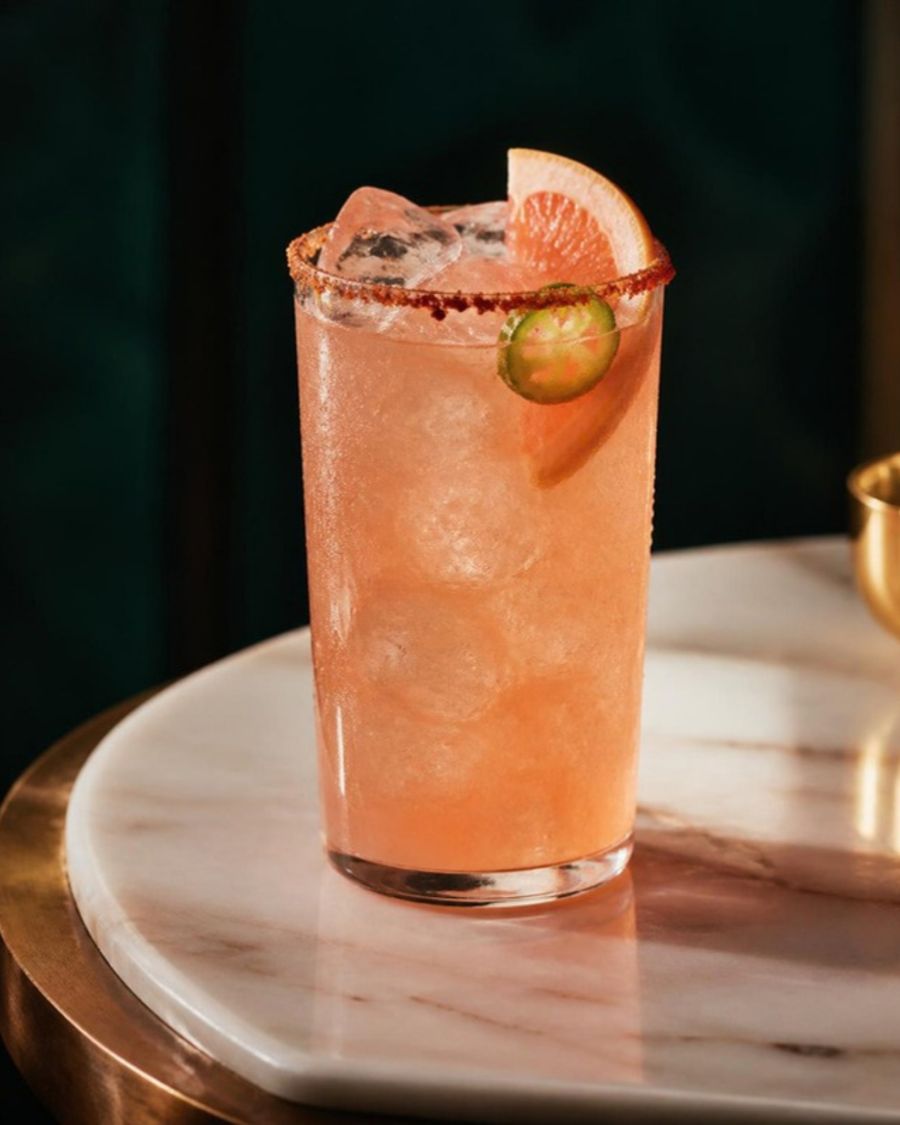 Spicy Paloma cocktail